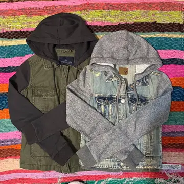 American Eagle 후드 부착 자켓 묶음 판매