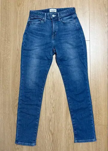 woadblue 스키니 데님 22 사이즈 다크 블루
