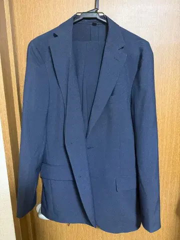 GU 워셔블 테일러드 자켓 팬츠 셋업