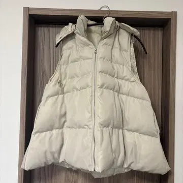 mite A라인 다운 베스트 아이보리