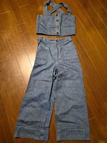 데님 셋업 쉘쇼어 CherShore