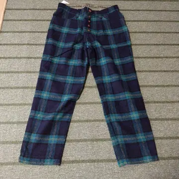 [ 새상품 ] CUBE SUGAR 체크 무늬 캐주얼 팬츠