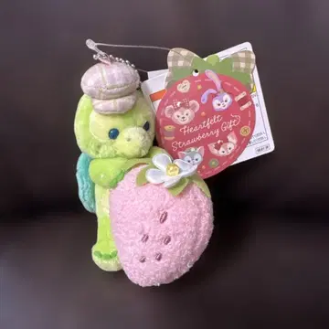 디즈니 씨 올 메르 하트 펠트 스트로베리 기프트 봉제 인형 키링