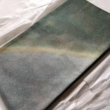 미사용 후쿠로 오비 그린 계열 그라데이션 후쿠로 오비