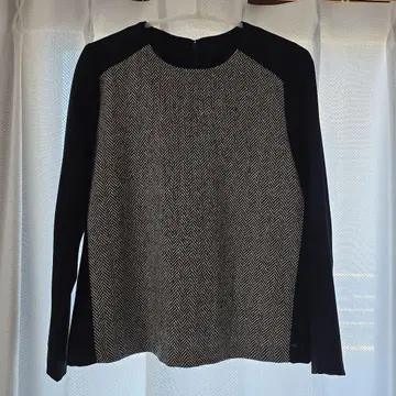 헤링본 무늬 긴팔 셔츠