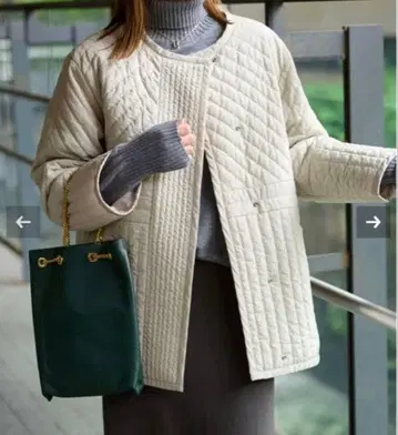 JOURNAL STANDARD 퀼팅 자켓 아이보리