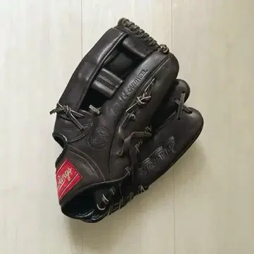 Rawlings 블랙 가죽 미트 그로브