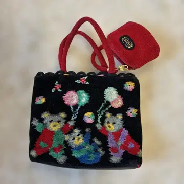 FEILER 곰 무늬 핸드백 미니백 포함