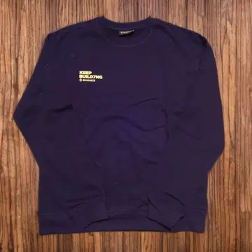 새상품 BINANCE 바이낸스 긴팔 맨투맨 M 사이즈