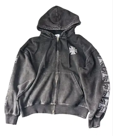 oy 더블 지퍼 후드티