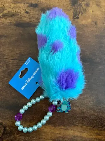 택 포함 디즈니 몬스터 주식회사 설리 꼬리 키링