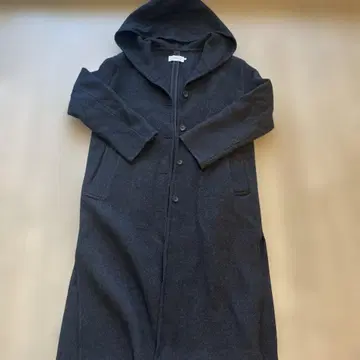 AZUL by moussy 후드 롱 코트