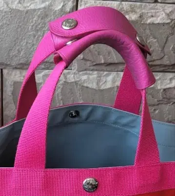 클로드 모토마치 핸들 커버 에르베 샤펠리에 푸크시아 핑크 가죽