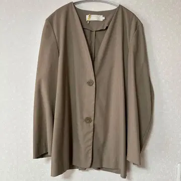 TODAYFUL 베이지 노카라 자켓