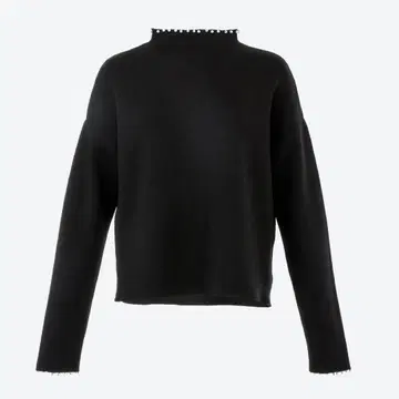 트루 바이 마리코 오이카와 펄 니트 블랙