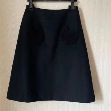프랑슈리페 사다리꼴 스커트 M 블랙