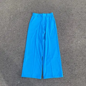 blue 와이드 팬츠