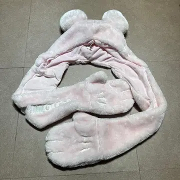 Disney 머플러 팬캡 미니 마우스 핑크