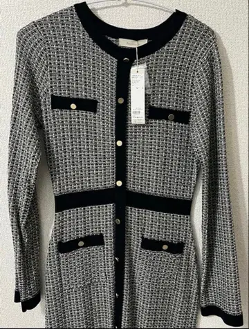 [택 포함 새상품] Andemiu 원피스 니트 트위드