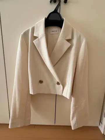 FRAY I.D 숏 트위드 자켓