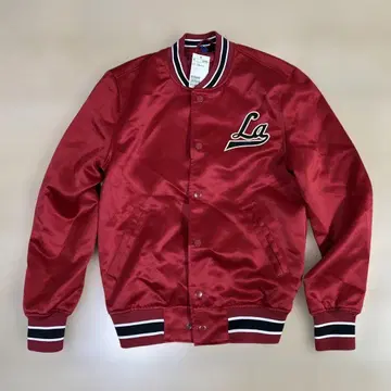 H&M 레드 바시티 자켓 LaBrea 자수 XS/S/M/L/XL