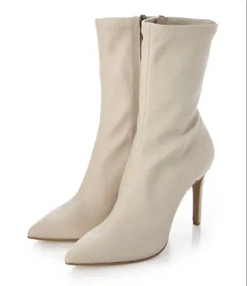 DIANA 미들 부츠 베이지 새상품급 중고 23.0