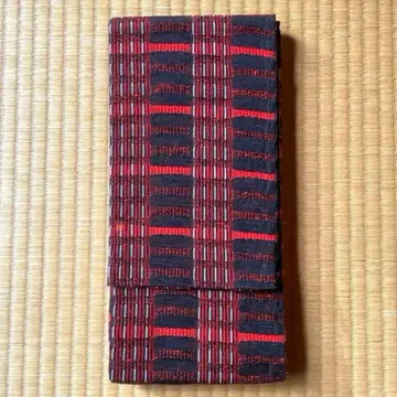 [ 새상품급 ] 반폭 오비 체크 격자 무늬