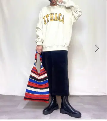 GLOBAL WORK Champion 별주 튜닉 오트밀