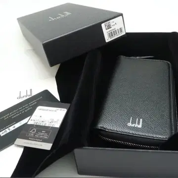 새상품급 dunhill 블랙 가죽 키케이스