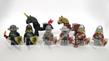 레고 미니 피규어 캐슬 6체 말 2마리 킹덤 정품 7948 외