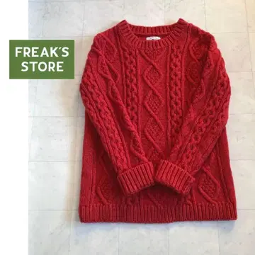 프릭스스토어 아란 편직 니트 스웨터