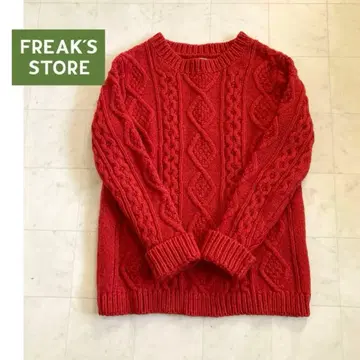 프릭스스토어 아란 편직 니트 스웨터
