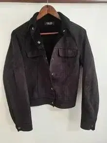 FA:GE 다크 브라운 무스탕 코트