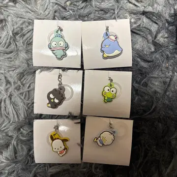 산리오 더블 참 구미 하피단부이 6종 세트