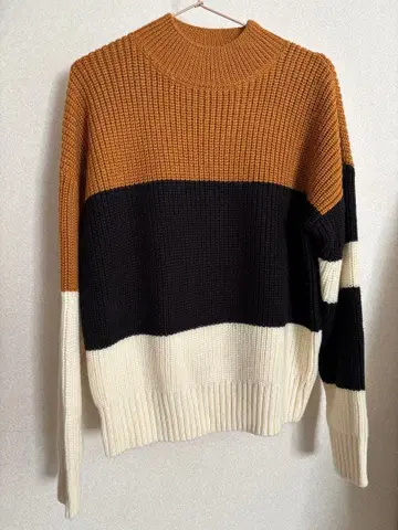 덥스타 리브 크루넥 스웨터