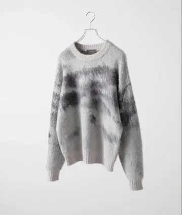 CLEL 스웨터 니트 남성용 여성용 다이 다이 무늬 재기 니트