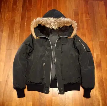 유나이티드 애로우즈 블랙 라벨 N-2B 다운 자켓 블랙 L