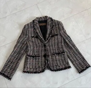[ 새상품급 ] 보르지 믹스 트위드 자켓