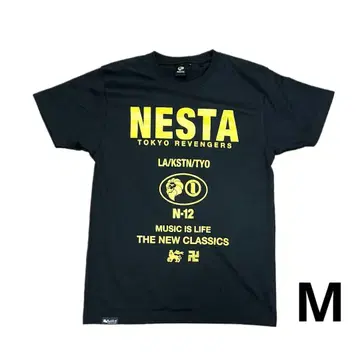 [ 새상품급 ] 네스타 남성용 도쿄 리벤저스 마이키 T셔츠 블랙 M