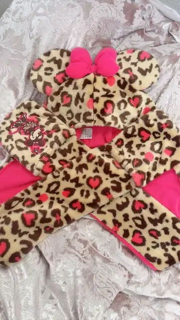 미니 마우스 레오파드 무늬 캡