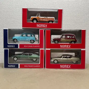NOREV MULTIGAM CLASSIC 미니카 5대 세트