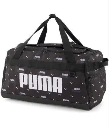 PUMA 블랙 로고 더플백 S 푸마 챌린저 보스턴 백