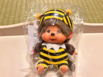 세키구치 몽치치 얼굴 큰 SS 키체인 꿀벌 봉제 인형