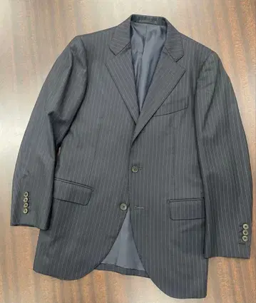 새상품급! 에디피스 테일러드 자켓 네이비 스트라이프 본절개 44