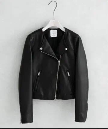 UNITED TOKYO 램 가죽 라이더 자켓