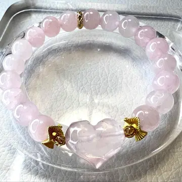 파인애플컷 로즈쿼츠 로즈쿼츠 진한색 팔찌