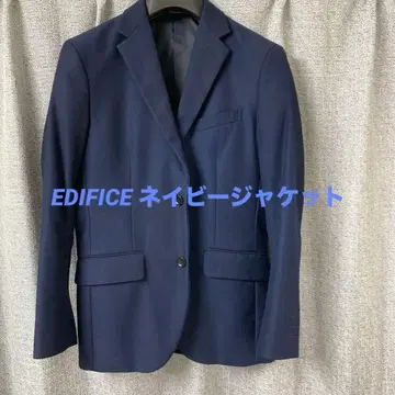 EDIFICE 네이비 싱글 버튼 비즈니스 정장