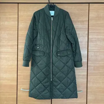 퀼팅 코트 아우터 블루종 골든 베어