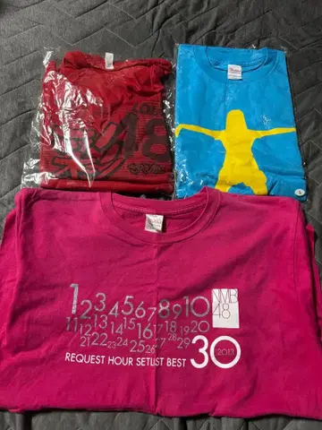 알뜰한 NMB48 T셔츠 세트 3장