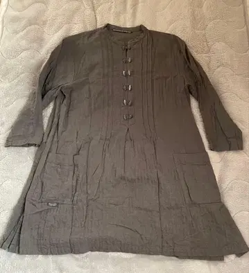 Mademoiselle NON NON 튜닉 긴팔 셔츠